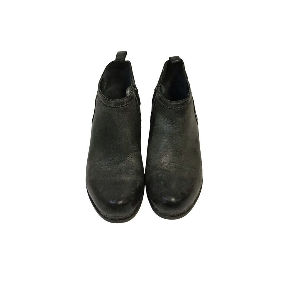 Dansko Dark Green Antique Leather Ankle Boot with Heel Size‎ 38